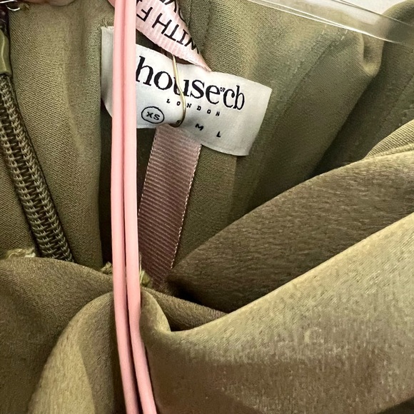 House of CB Myrna olive green corset midi dress size XS! - Picture 9 of 13